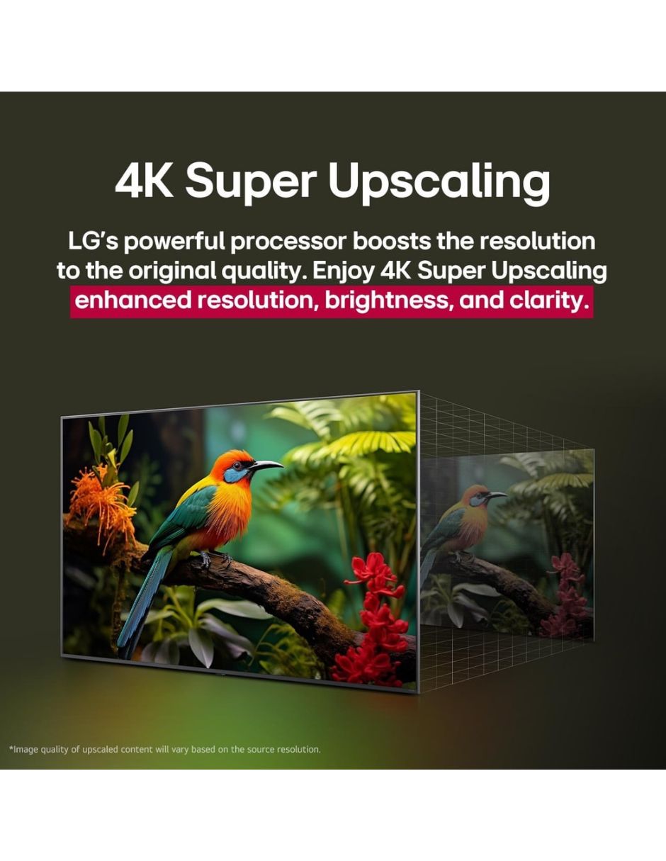 Pantalla Smart TV QNED de 4K/UHD 55QNED73ASA webos con AI Sound 8