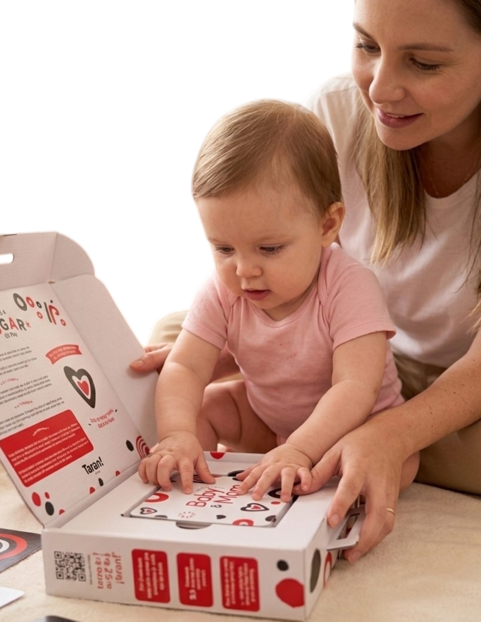 Juego De Taran Go Play para estimulación visual y auditiva, edad recomendada de 0 a 6m Baby & Mom juego didáctico unisex