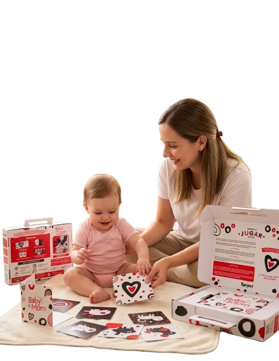 Juego De Taran Go Play para estimulación visual y auditiva, edad recomendada de 0 a 6m Genérica Baby & Mom juego didáctico unisex