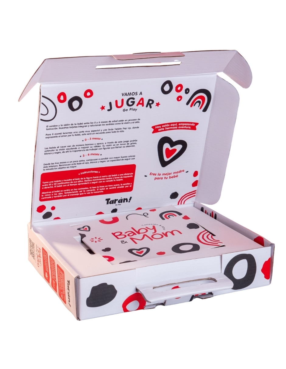 Juego De Taran Go Play para estimulación visual y auditiva, edad recomendada de 0 a 6m Genérica Baby & Mom juego didáctico unisex