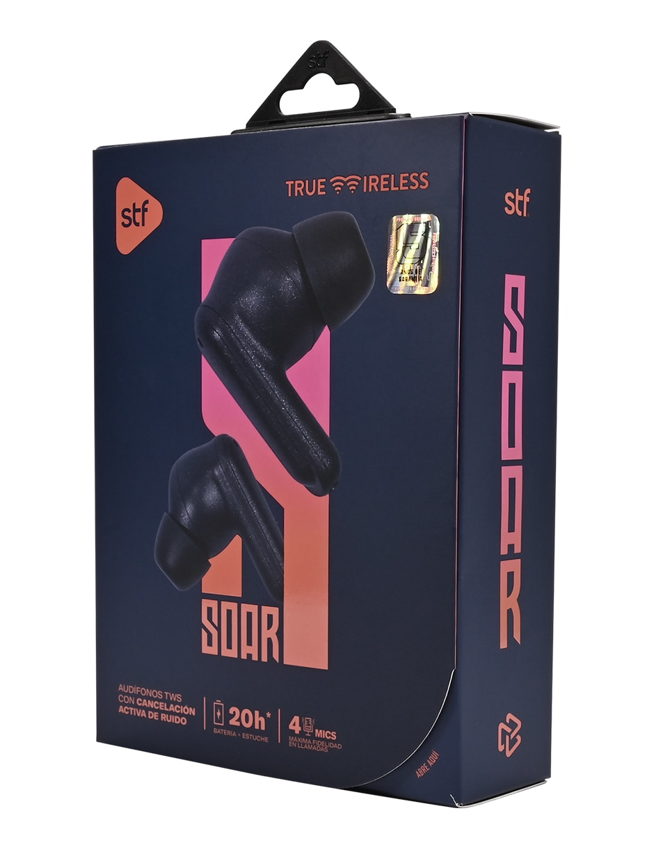 Audífonos True Wireless STF Soar inalámbricos con cancelación de ruido