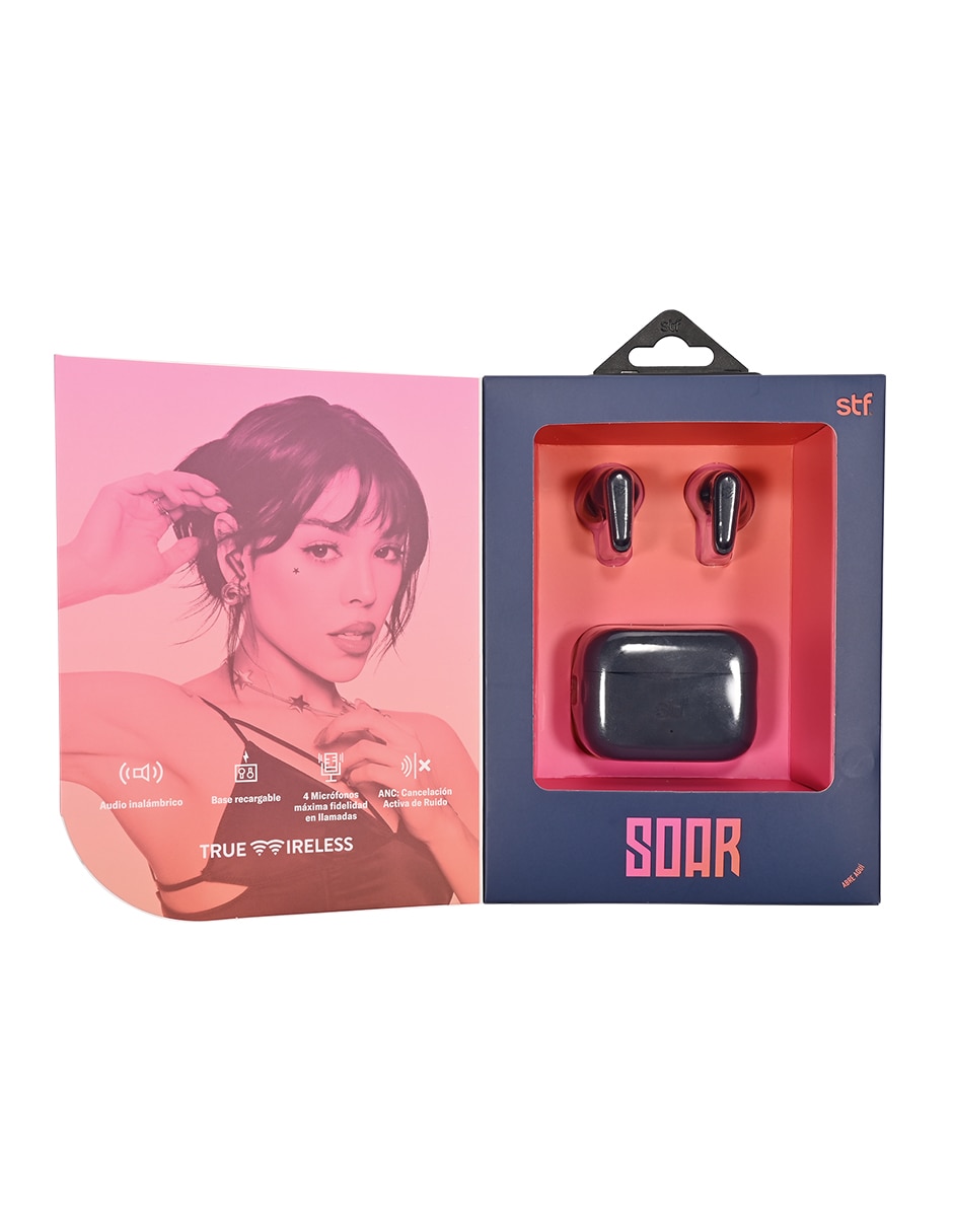 Audífonos True Wireless STF Soar inalámbricos con cancelación de ruido