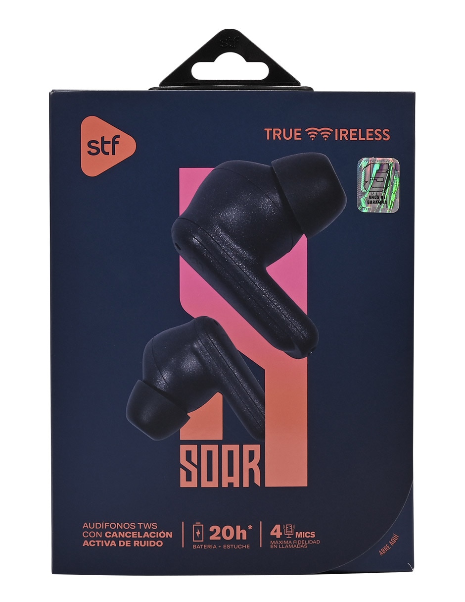 Audífonos True Wireless STF Soar inalámbricos con cancelación de ruido