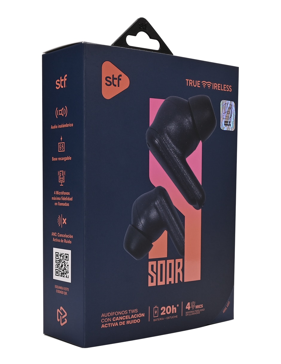 Audífonos True Wireless STF Soar inalámbricos con cancelación de ruido