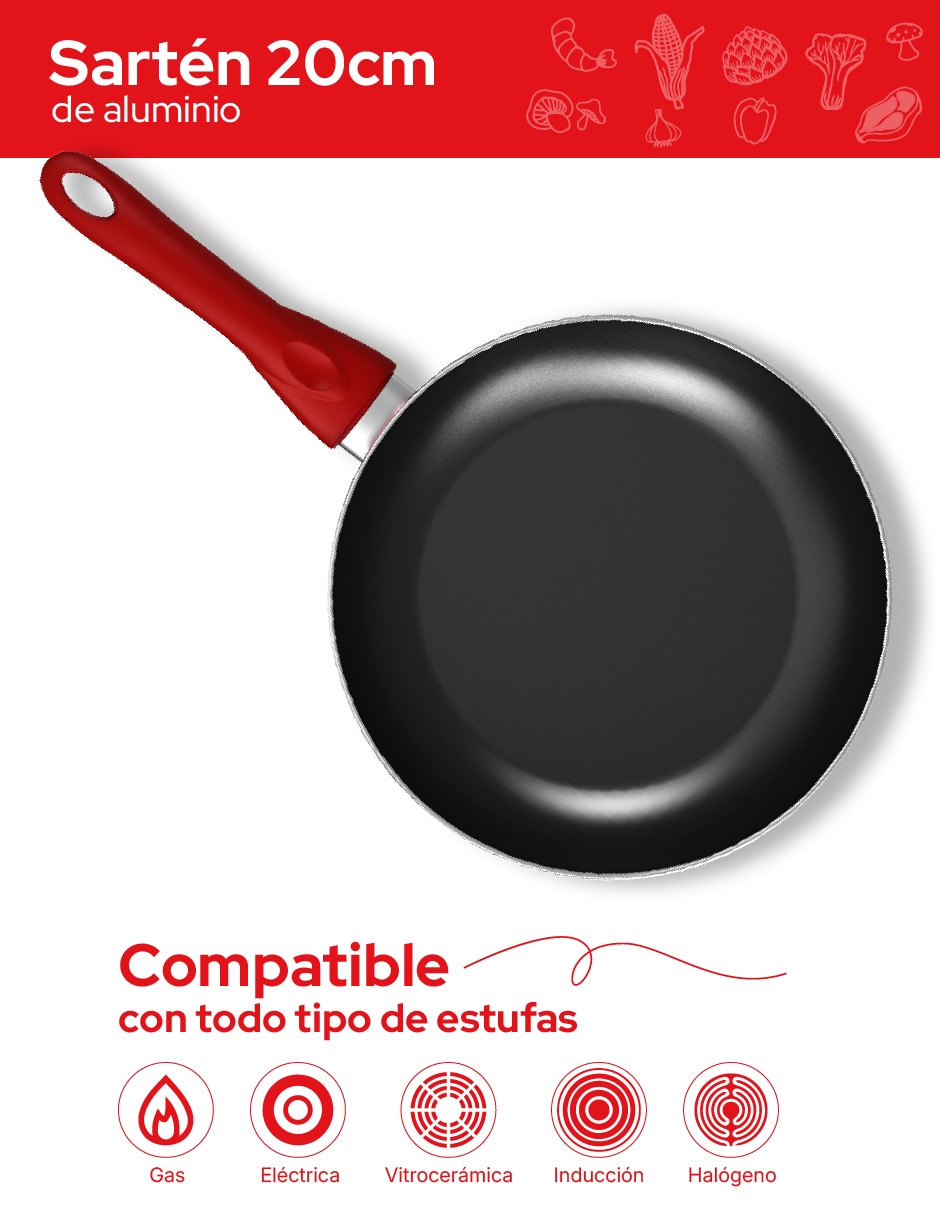 Sartén Red de aluminio 5
