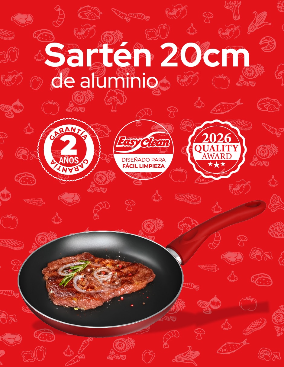 Sartén Red de aluminio 8