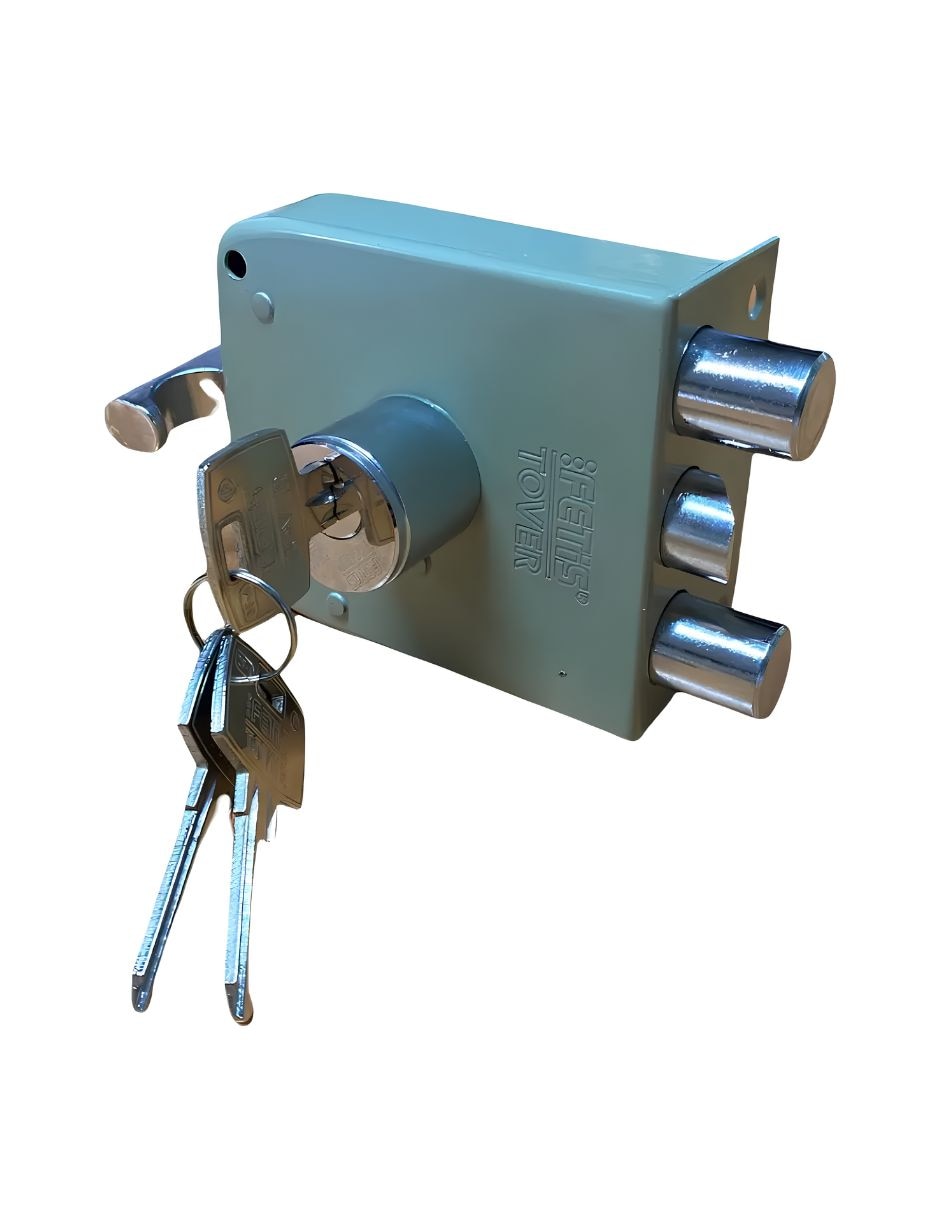Cerradura para sobreponer Tover L-4CP de izquierda
