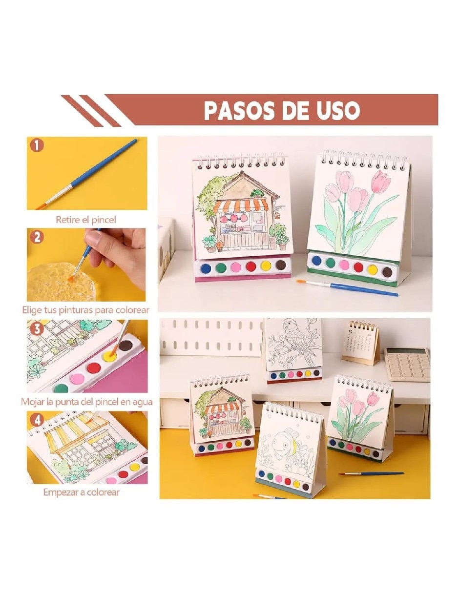 Kit de mini libros para colorear 2