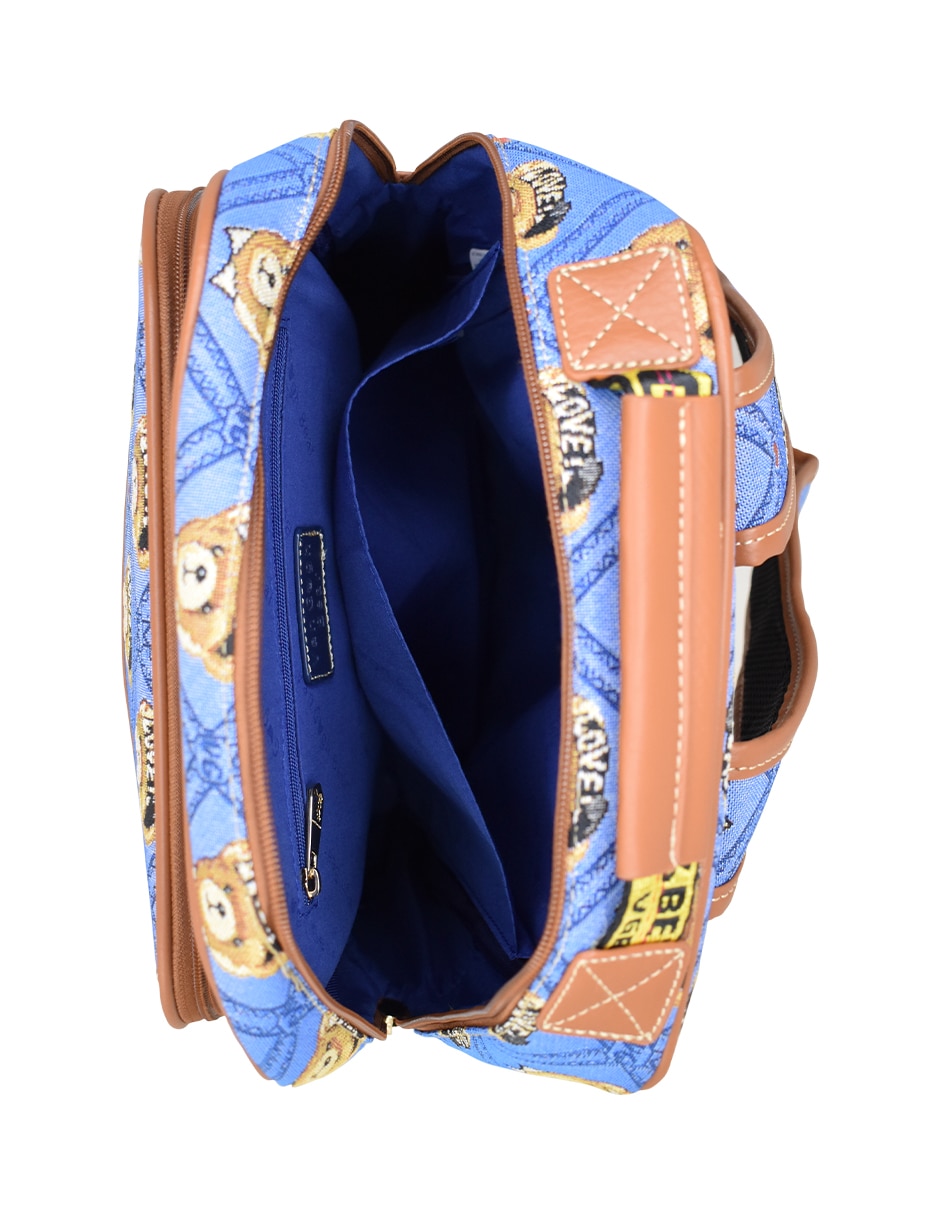 Backpack Henney Bear V008 Scontland Bear Blue para mujer