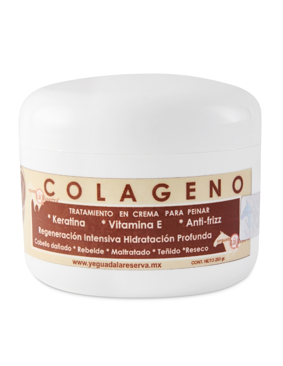 Crema para peinar todo tipo de cabello colágeno para antifrizz