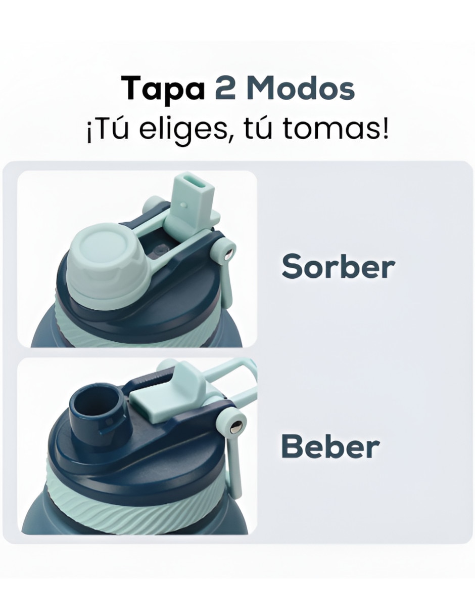 Termo de acero inoxidable con tapa rosca 946 ml 3