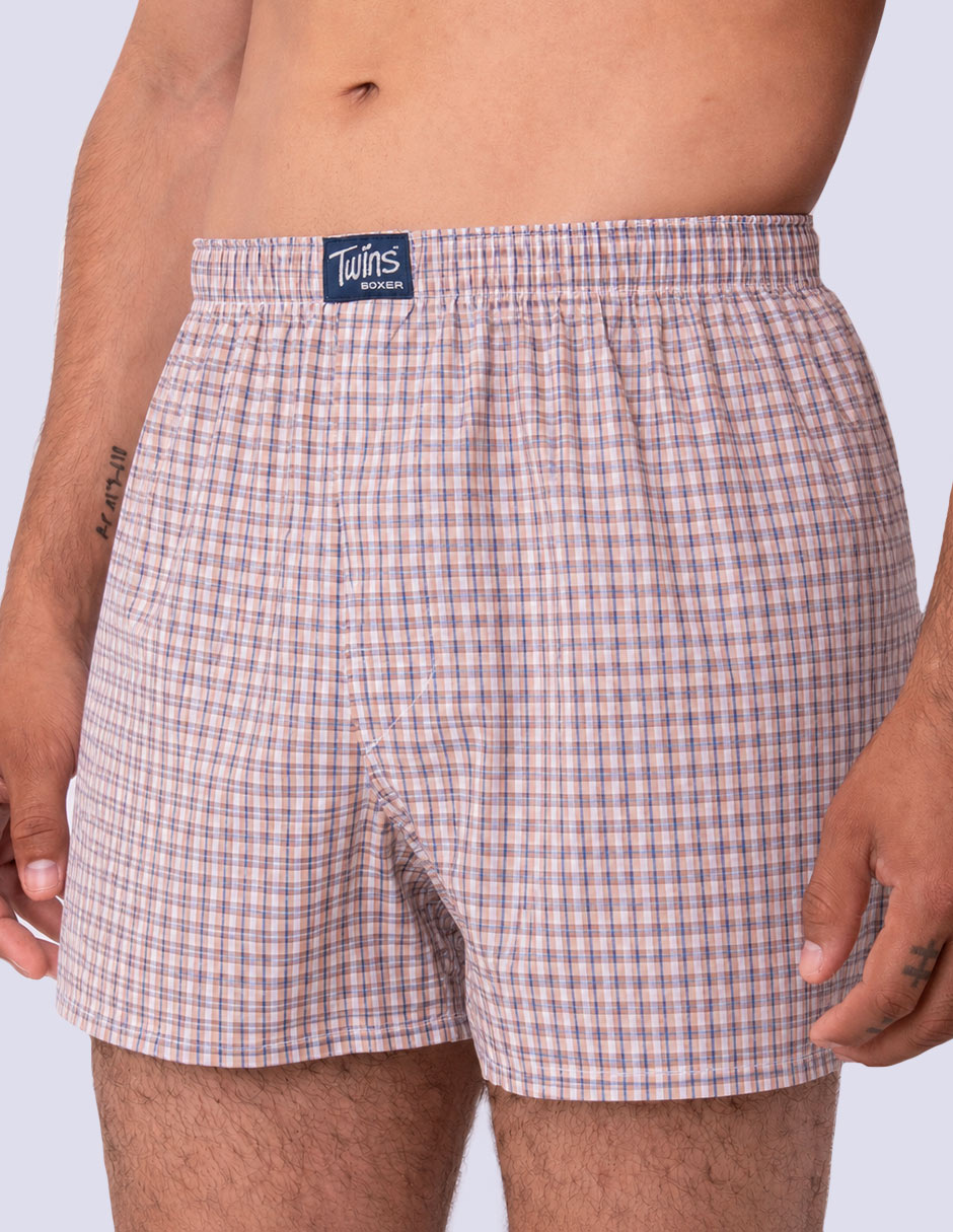 Bóxer twins de algodón para hombre 3 piezas
