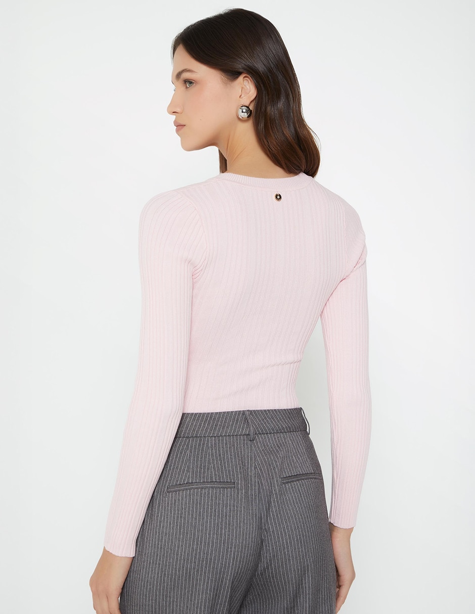 Suéter Studio F cuello redondo para mujer