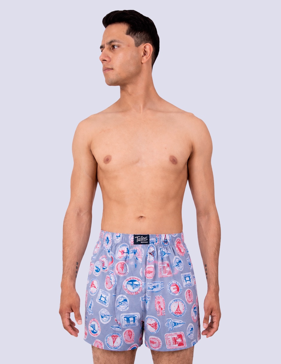 Set bóxer Twins de algodón para hombre 3 piezas