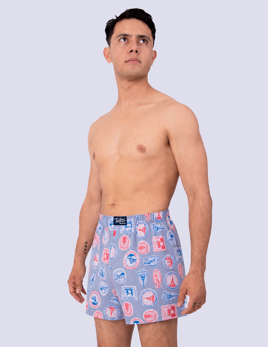 Set bóxer Twins de algodón para hombre 3 piezas