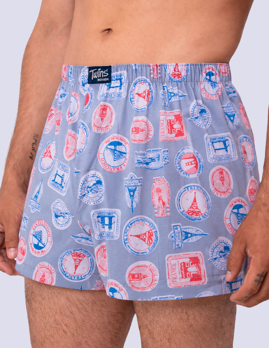Set bóxer Twins de algodón para hombre 3 piezas