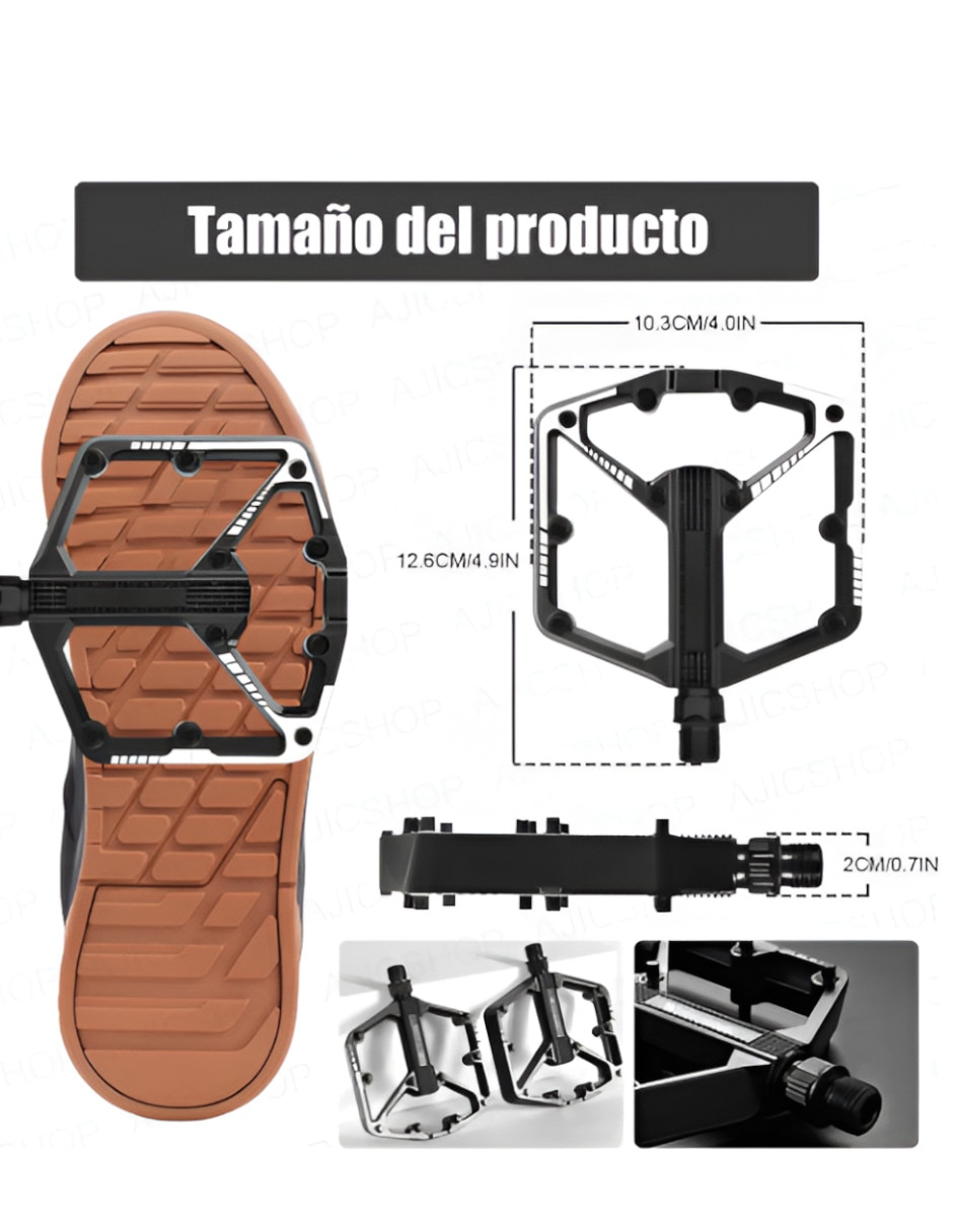 Pedales para bicicleta de ruta 4