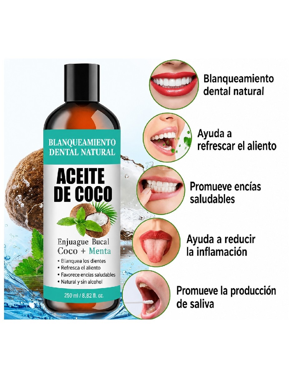 Enjuague bucal Genérica sabor menta de 200 ml