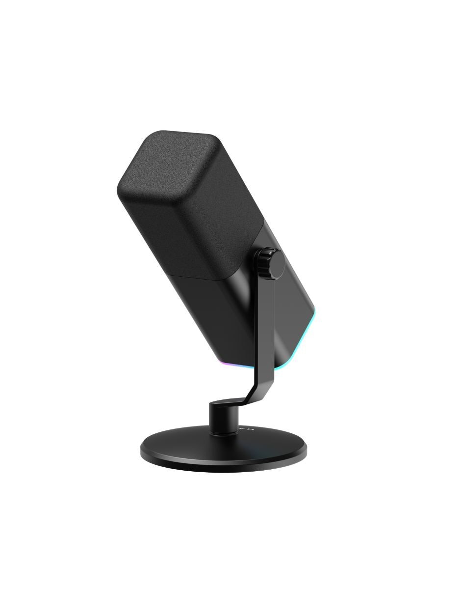 Micrófono gaming alámbrico Havit Micrófono GK71, Luz RGB, Cancelación de Ruido y Tecla de Silencio Táctil Negro