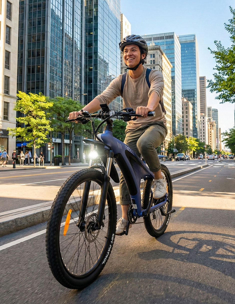Bicicleta eléctrica q5 urbana rodada 27.5 6