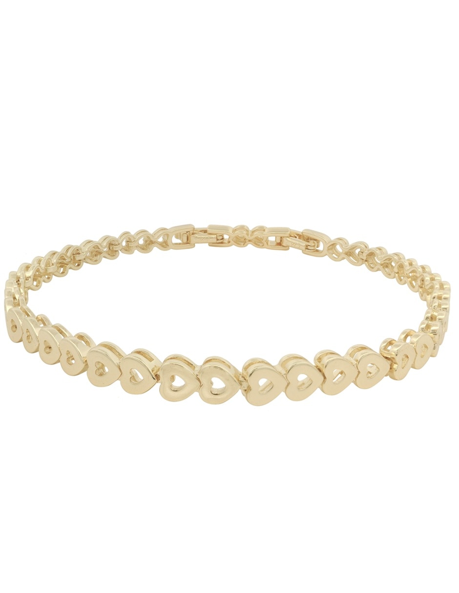 Pulsera 18 K con acabado chapa de oro