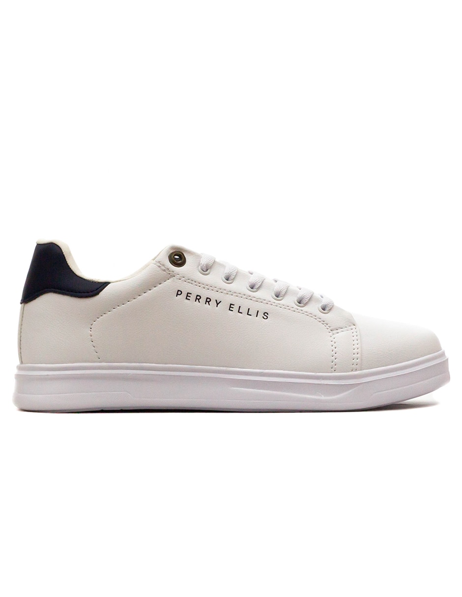 Tenis de piel perry ellis para hombre