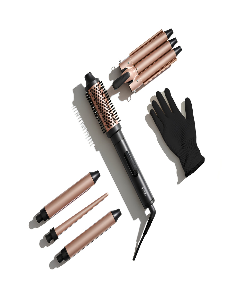 Kit rulos térmicos de cabello Mertec MT-044B múltiple de cerámica-Turmalina