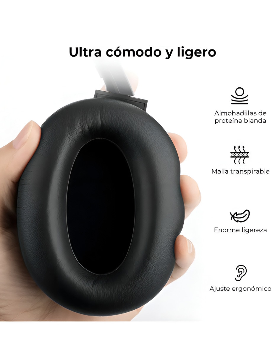 Audífonos Over-Ear Xtellar 11884 inalámbricos con cancelación de ruido