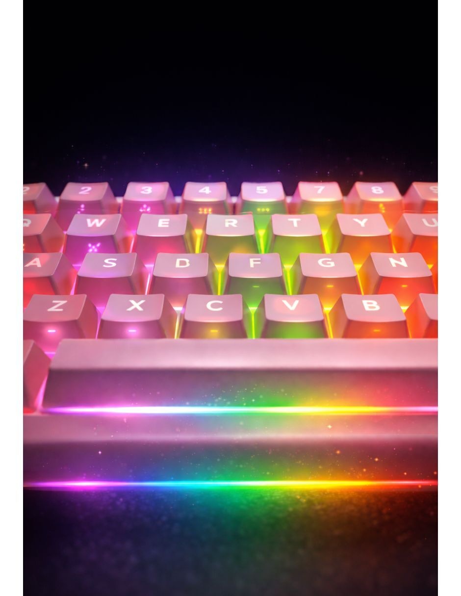 Teclado gamer Usb-a 2.0 qwert inglés con interruptor optomecánico Havit teclado havit gamenote kb896l x vks para computadora rosa