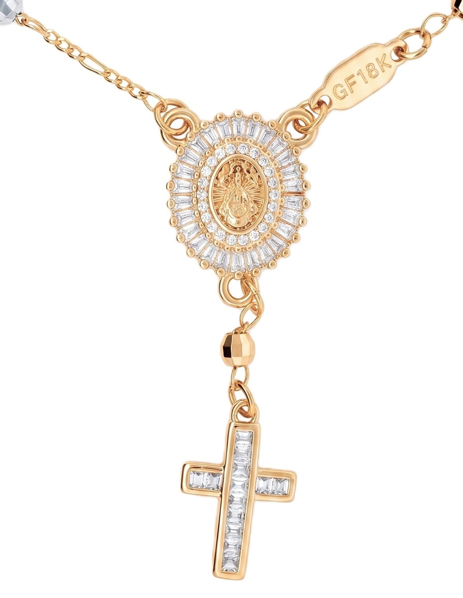 Pulsera 18 k con acabado 2