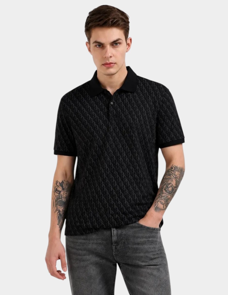 Playera calvin klein cuello polo para hombre