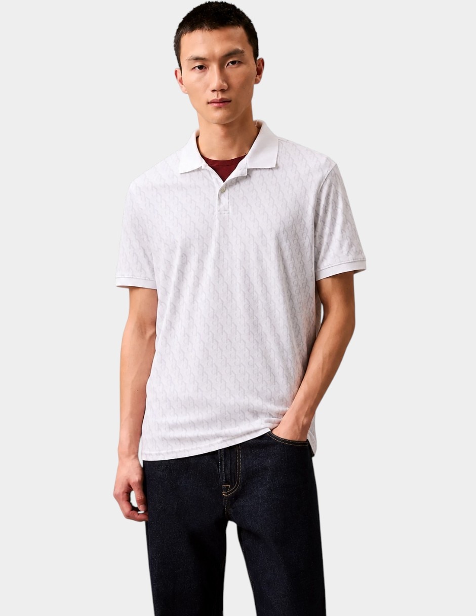 Playera calvin klein cuello polo para hombre