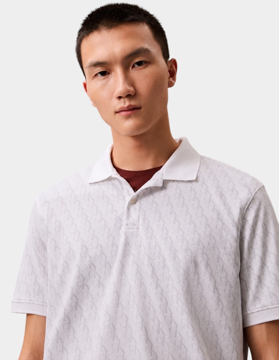 Playera calvin klein cuello polo para hombre