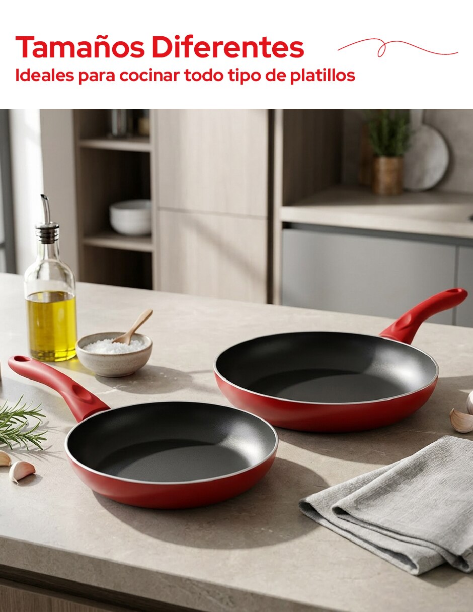 Set sartenes de aluminio 2 piezas 7