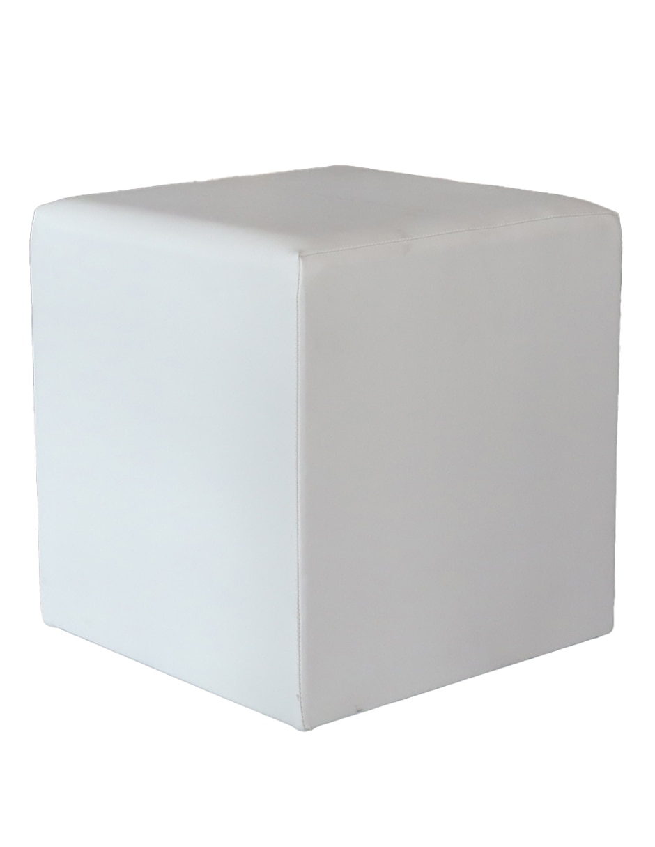 Taburete cuadrado de vinil 1