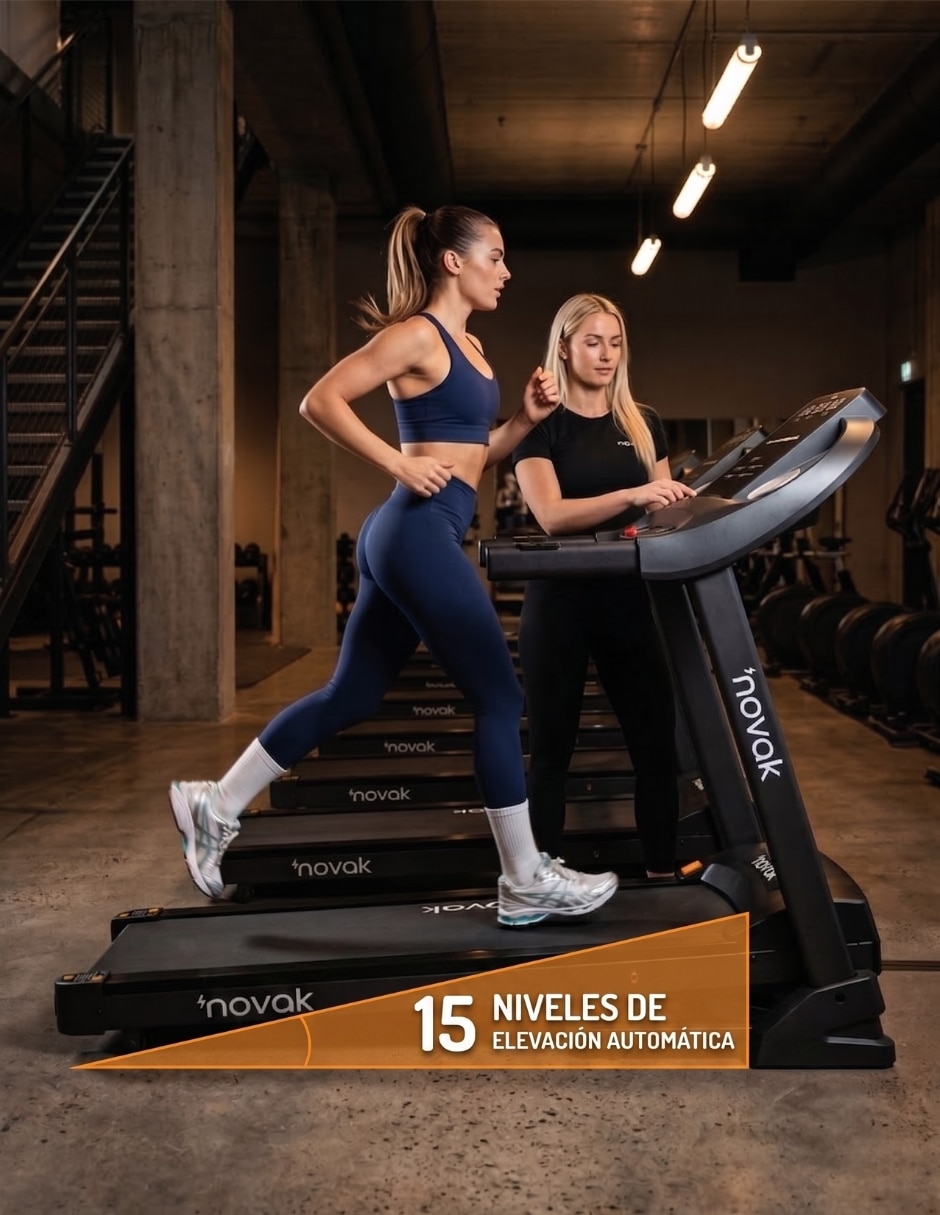 Caminadora profesional Novak Pro novak pro elemental plegable