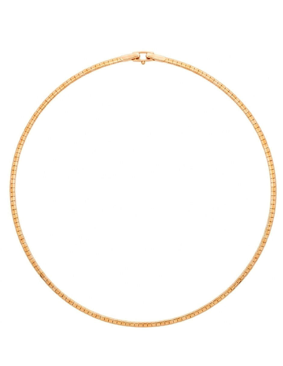Set collar pulsera y aretes Horoz con chapa de oro 18 k