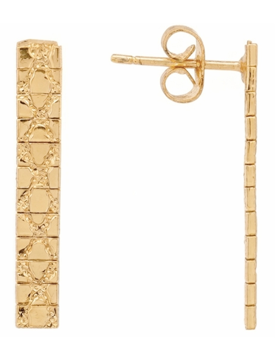 Set collar pulsera y aretes Horoz con chapa de oro 18 k