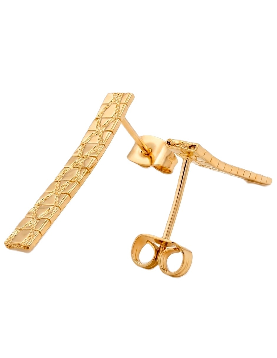 Set collar pulsera y aretes Horoz con chapa de oro 18 k