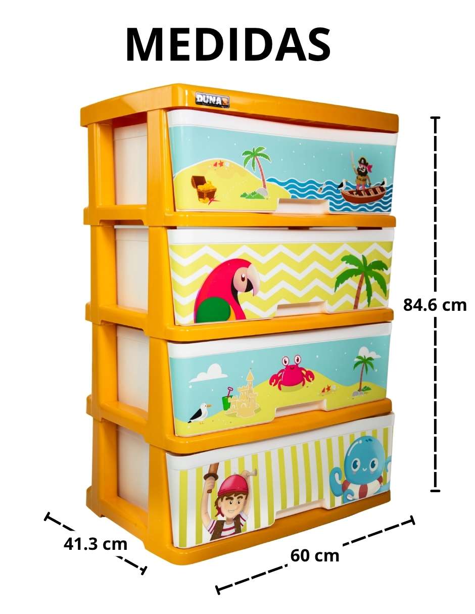 Cajonera armable de plástico 6