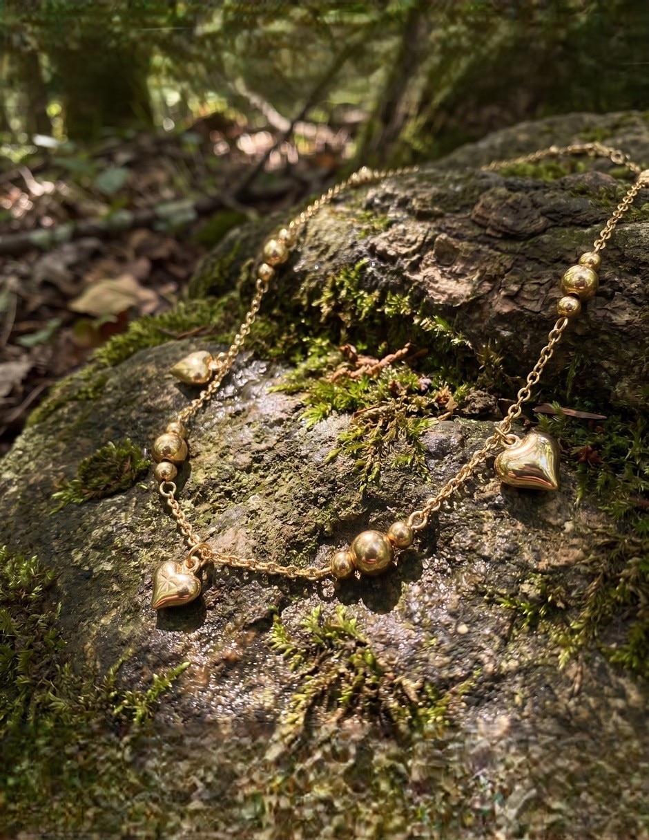 Gargantilla de corazón horoz 18 k