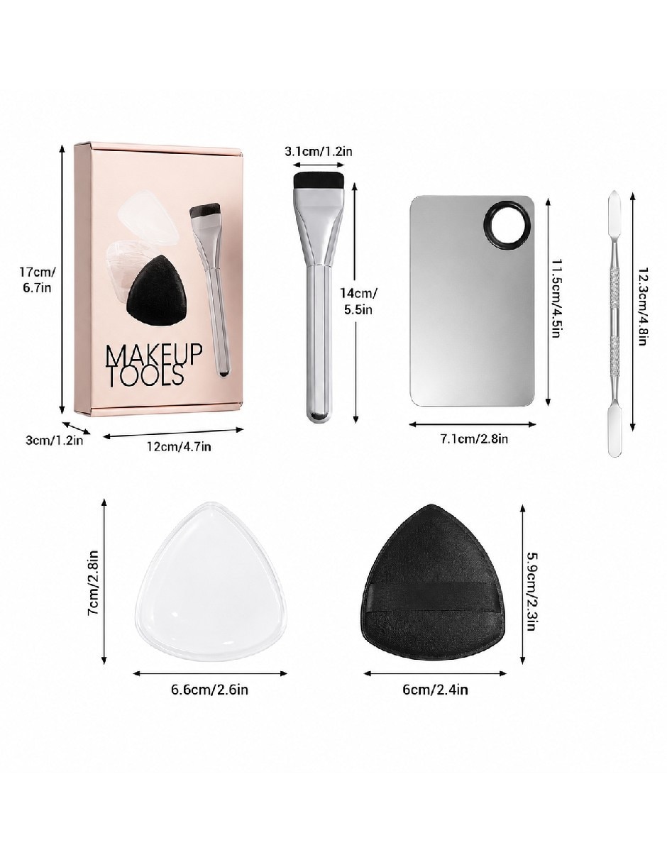 Set de brochas Genérica de maquillaje