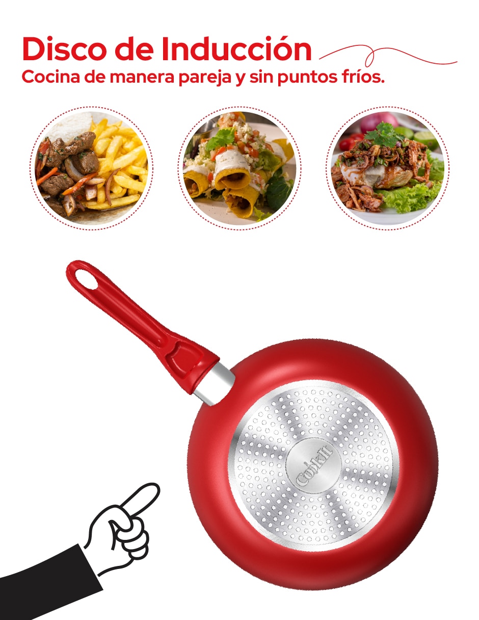 Sartén de aluminio 2 piezas 6