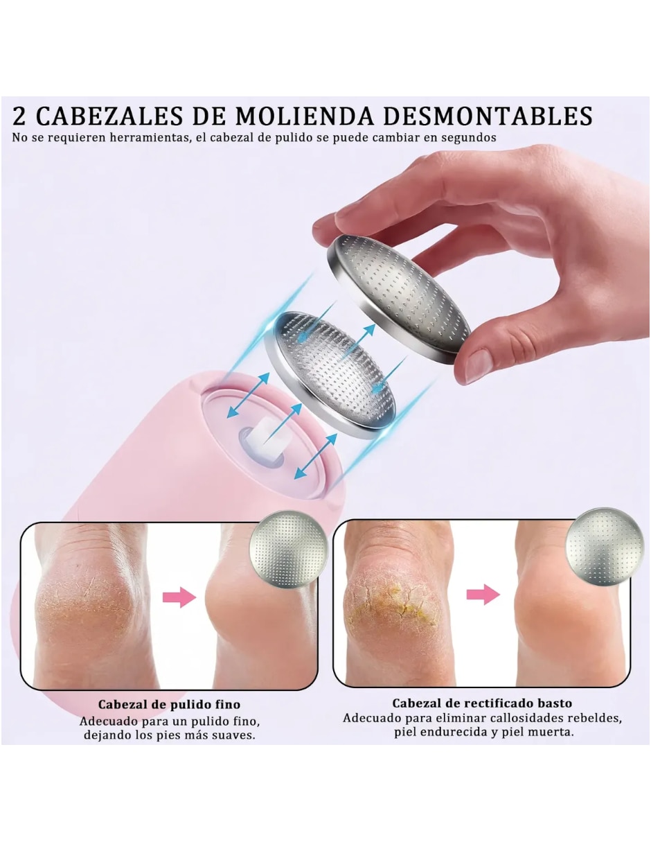 Exfoliante para pies eléctrico 2