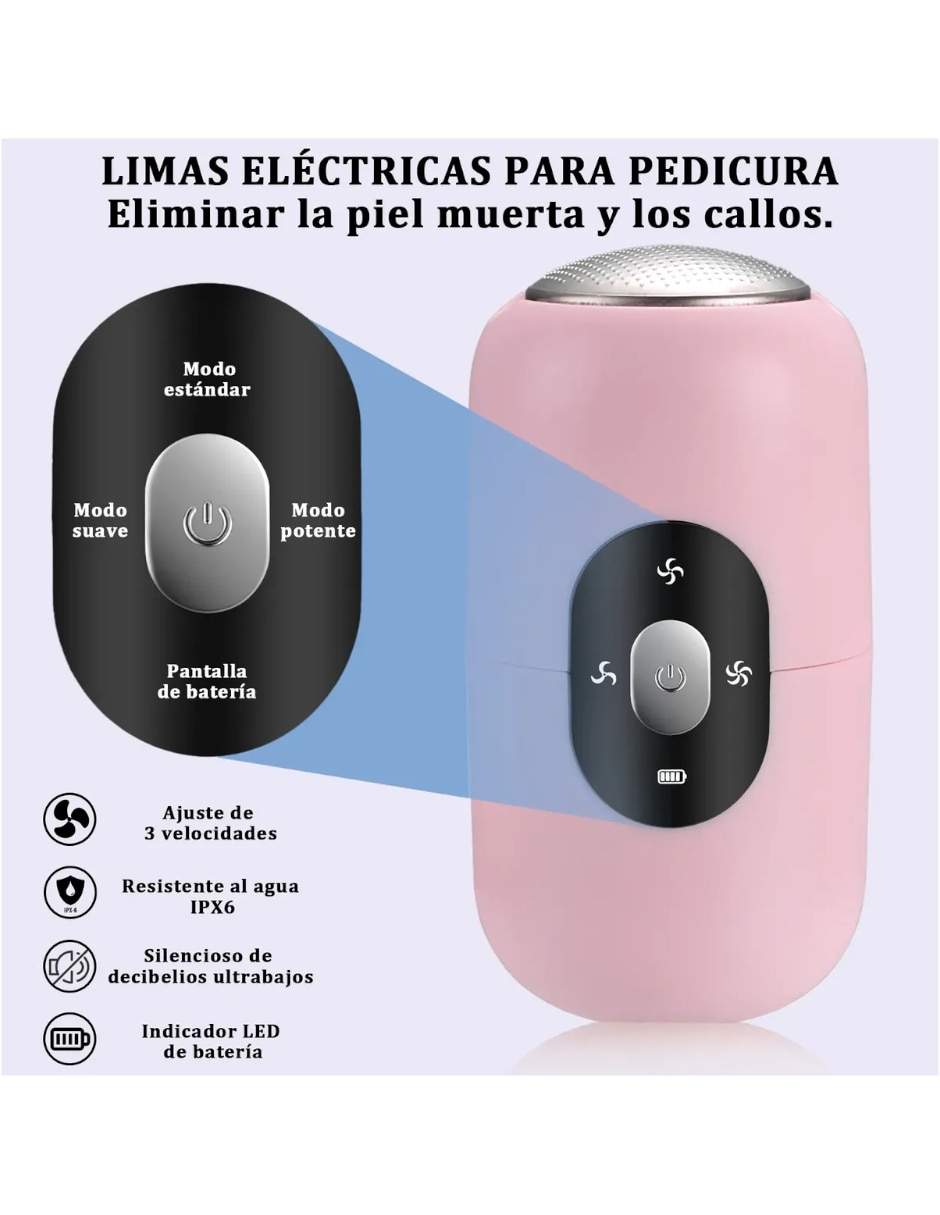 Exfoliante para pies eléctrico 3