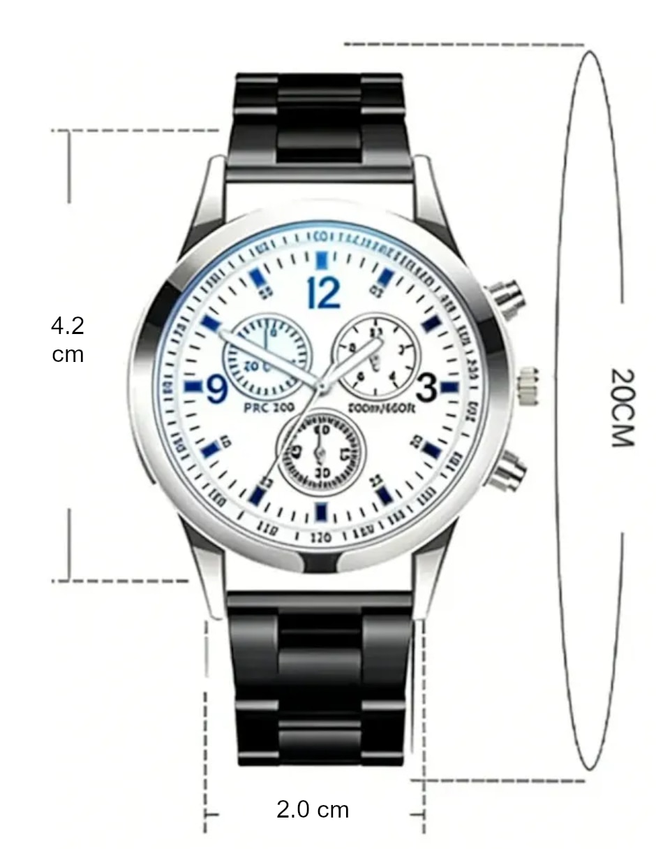 Set reloj para hombre reloj y pulsera 3