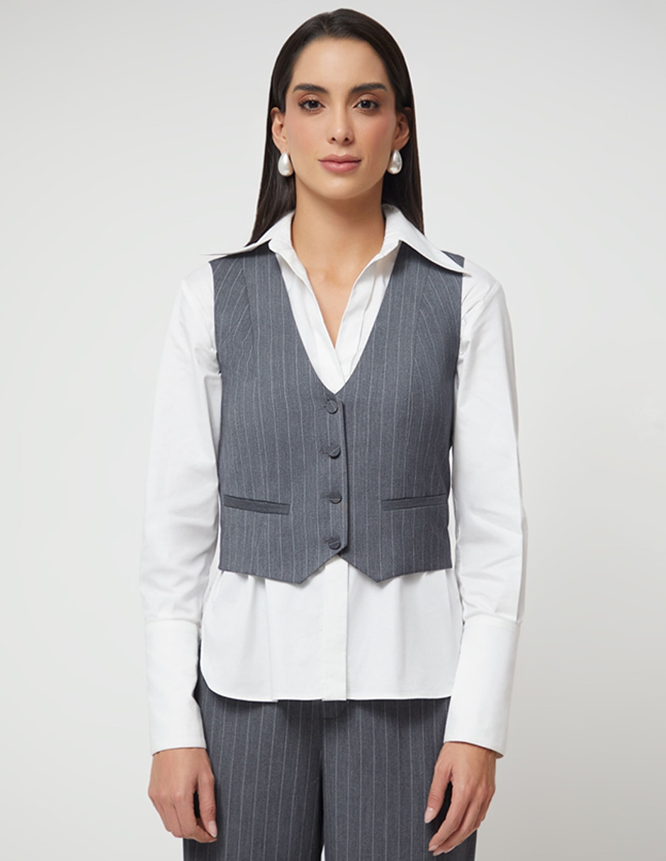 Chaleco studio f para mujer