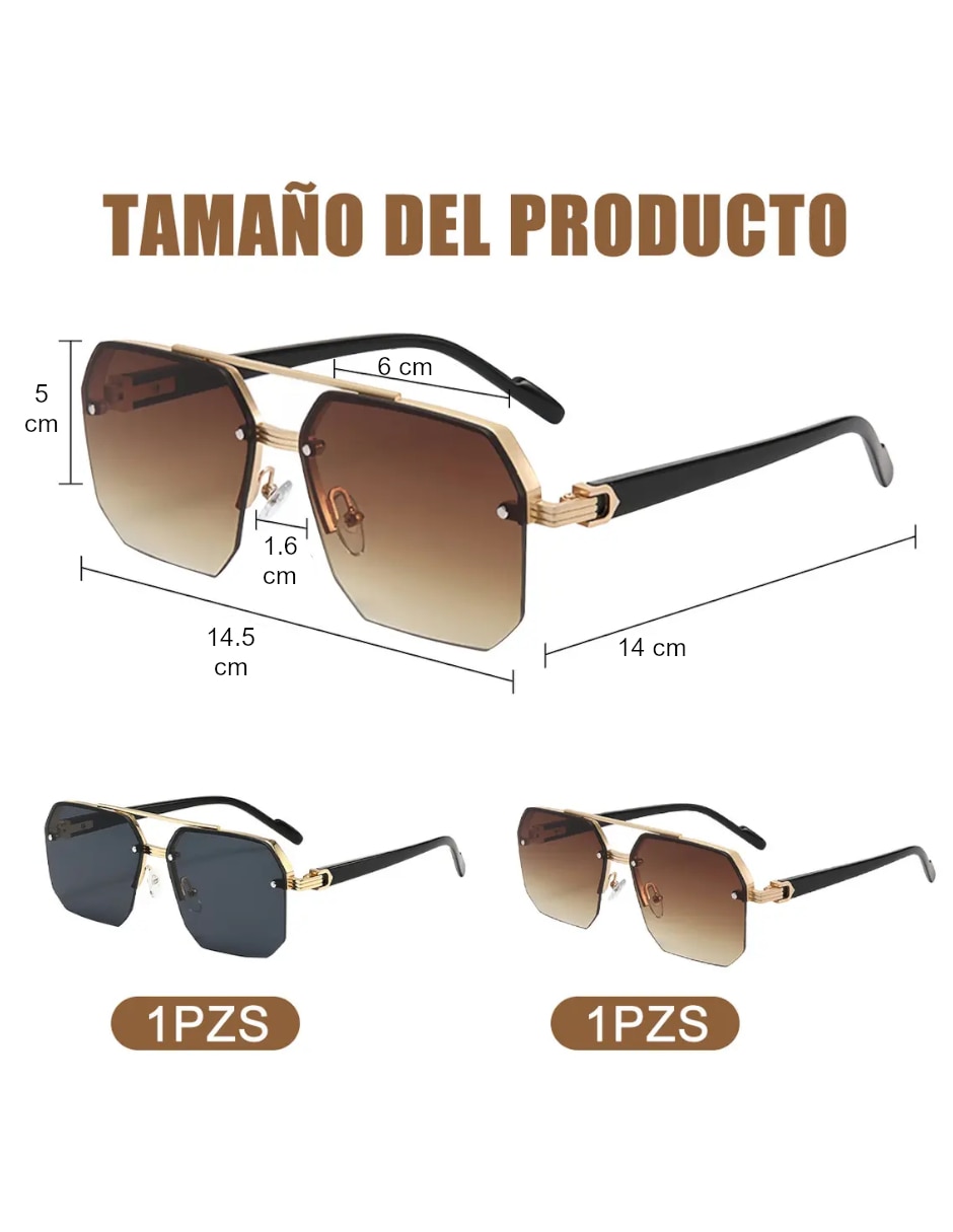 Set lentes de sol unisex 5