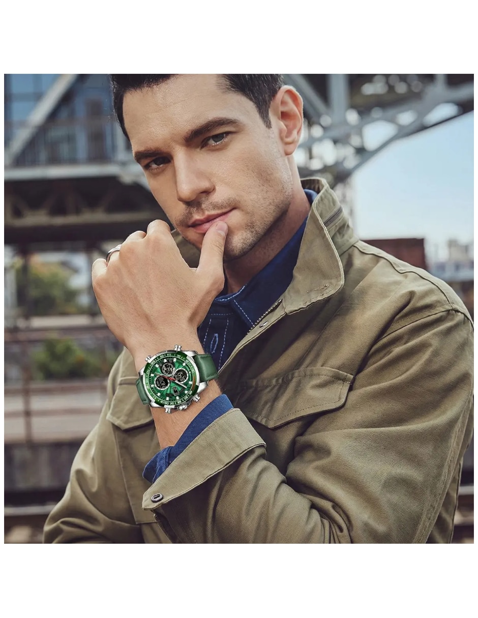 Reloj genérica para hombre reloj dual