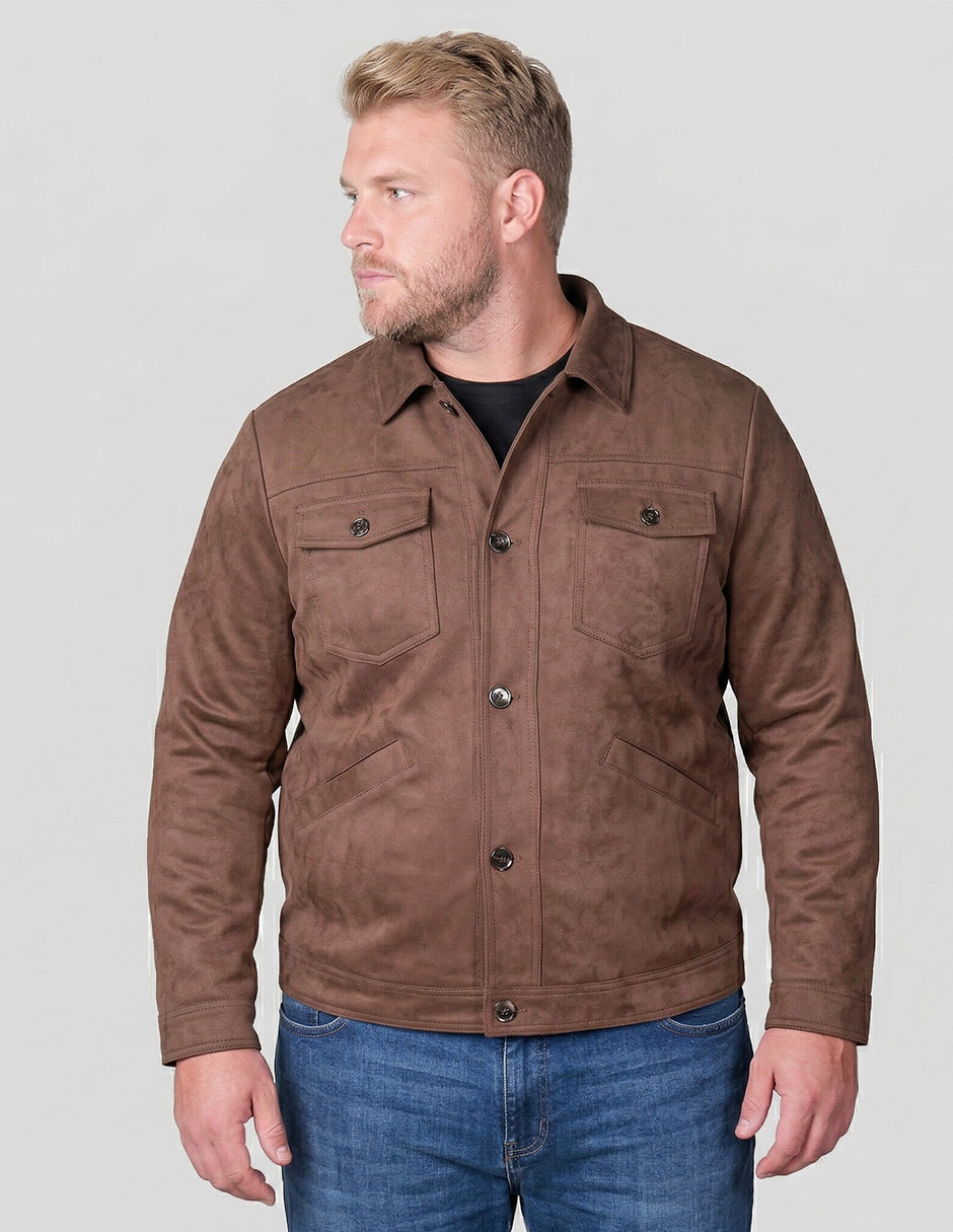 Chamarra casual greenlandercon bolsillos para hombre